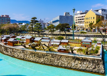 長崎　松翁軒　出島