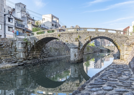 長崎　松翁軒　眼鏡橋
